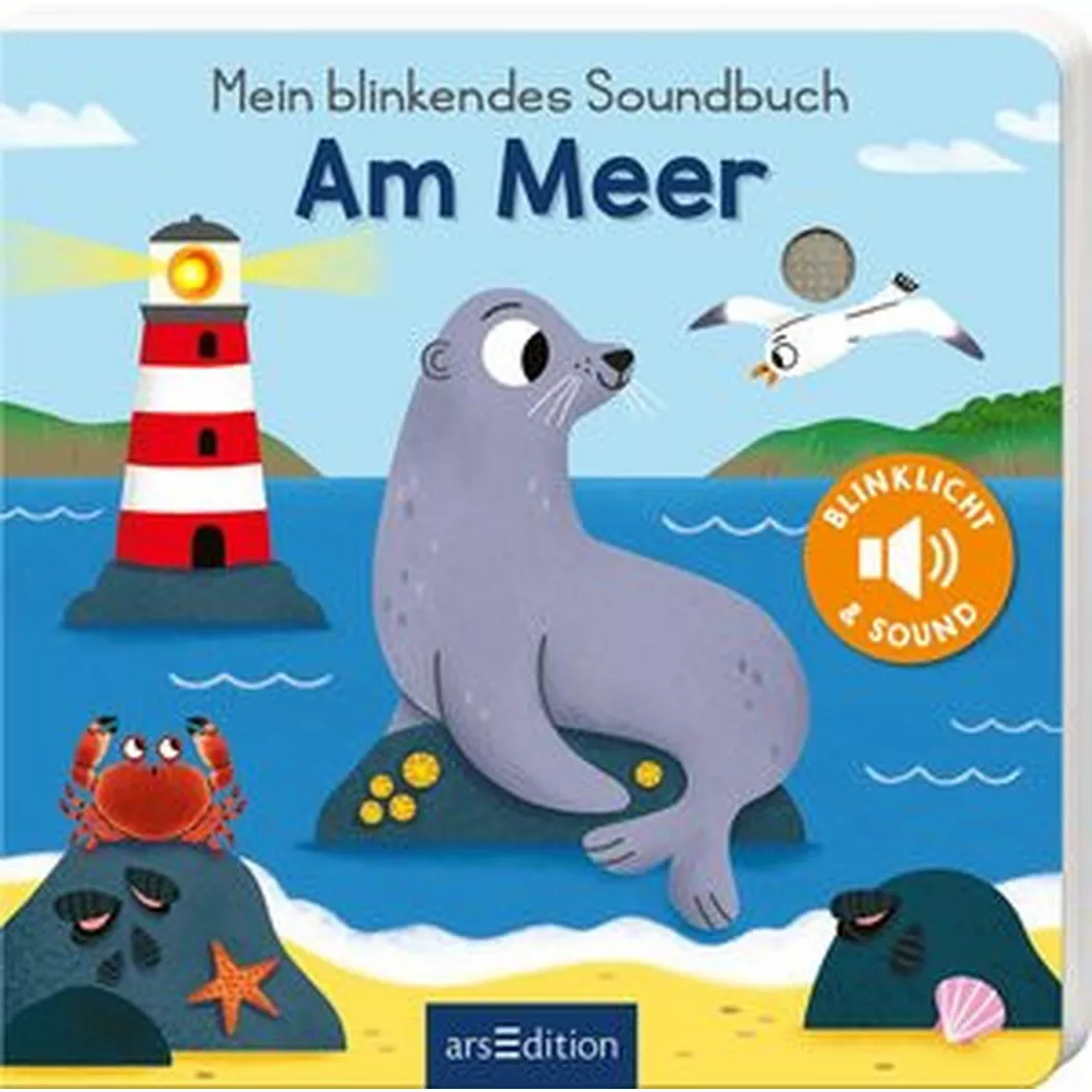 ARS EDITION - Mein blinkendes Soundbuch Am Meer, Höck, Maria; Dudziuk, Kasia (Illustrationen)