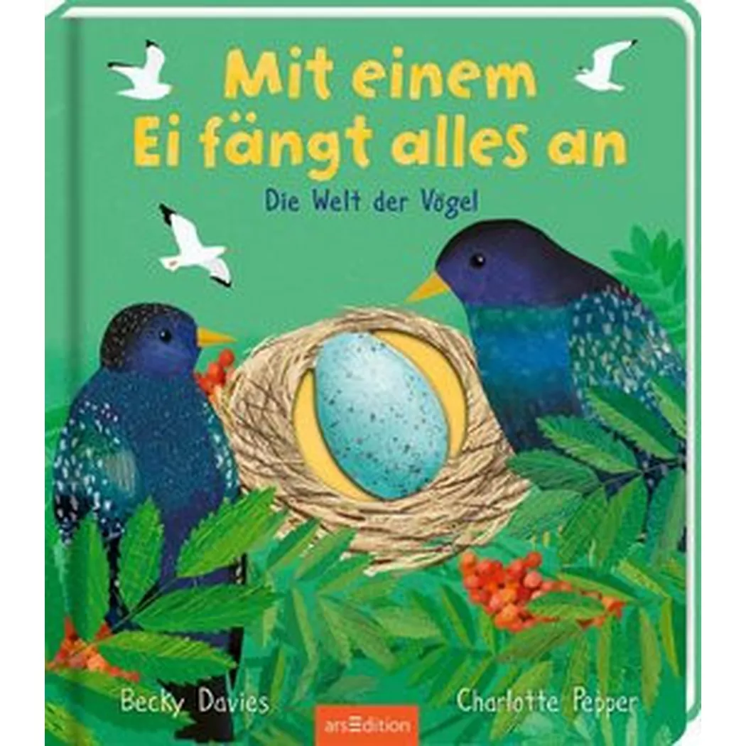 ARS EDITION - Mit einem Ei fängt alles an, Davies, Becky; Pepper, Charlotte (Illustrationen); Jüngert, Pia (Übersetzung)