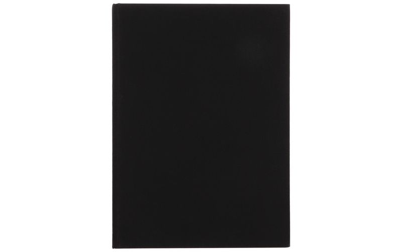 Büromaterial Notizbuch A4, Blanko, Schwarz