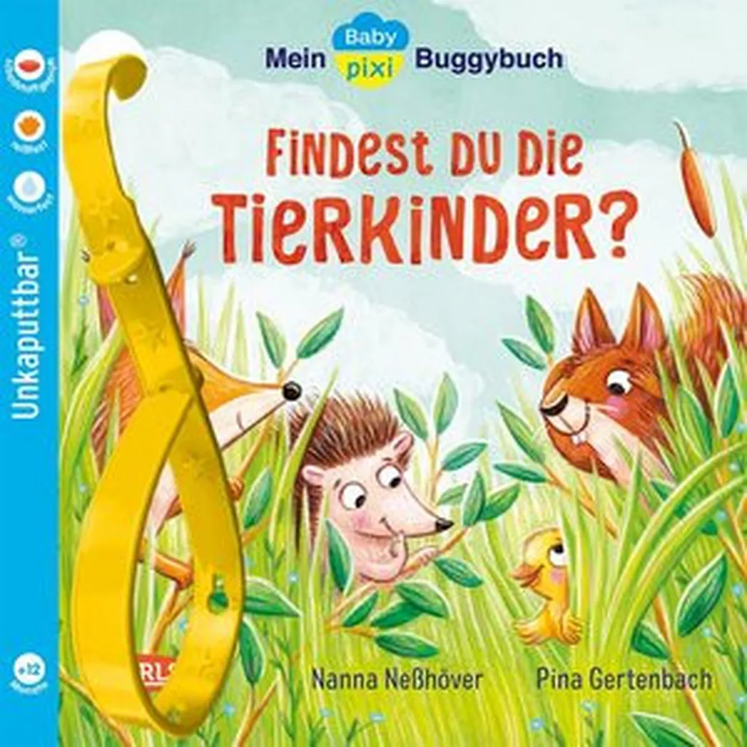 Carlsen - Baby Pixi (unkaputtbar) 143: Mein Baby-Pixi-Buggybuch: Findest du die Tierkinder?, Neßhöver, Nanna; Gertenbach, Pina (Illustrationen)
