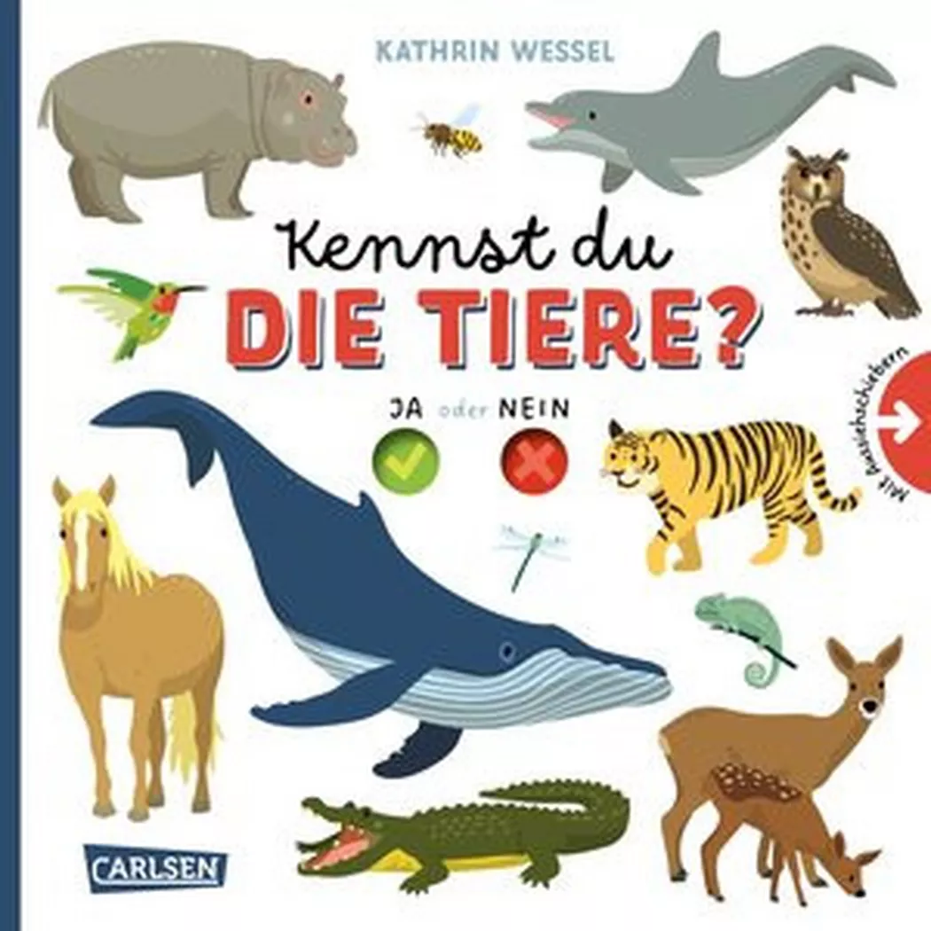 Carlsen - Kennst du die Tiere?, Wessel, Kathrin (Illustrationen)