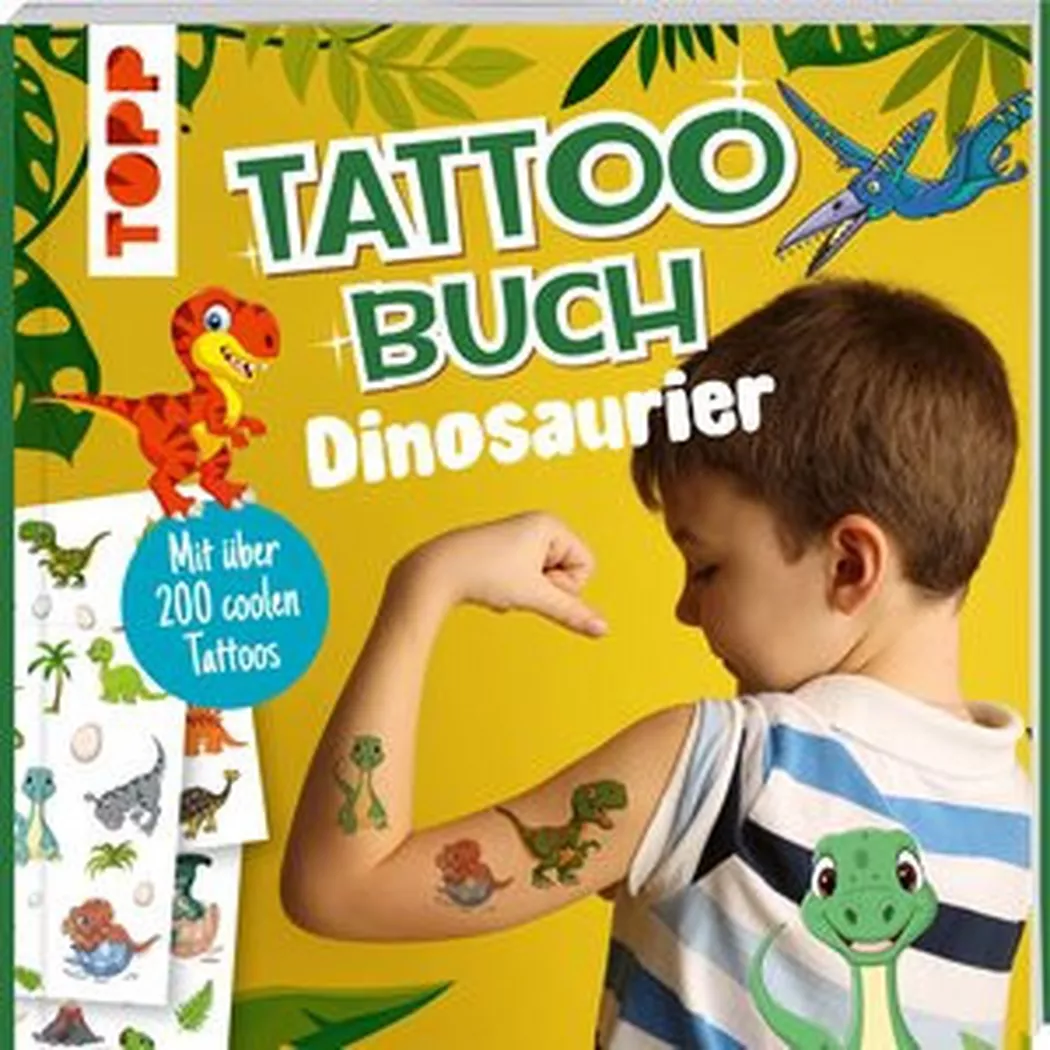 Frech - Tattoobuch Dinosaurier, frechverlag