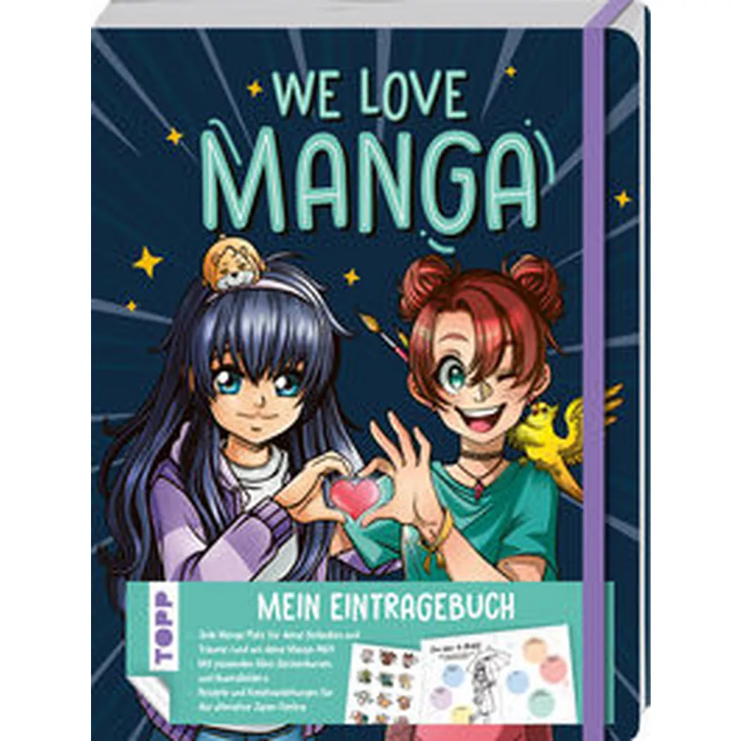 Frech - We love Manga. Eintragebuch, frechverlag; Schlitt, Christine; Kanoffsky, Lilian; Recktenwald, Madita (Illustrationen); Winter, Janine (Illustrationen)