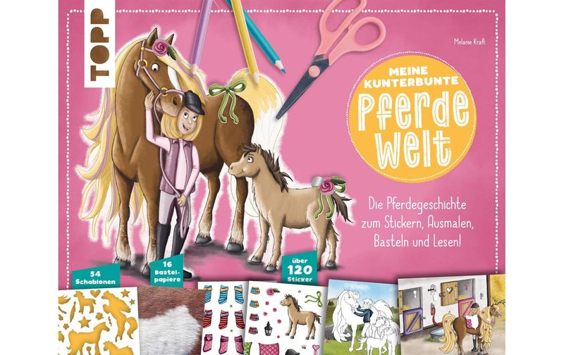 Frechverlag Bastelbuch Meine kunterbunte Pferde-Welt