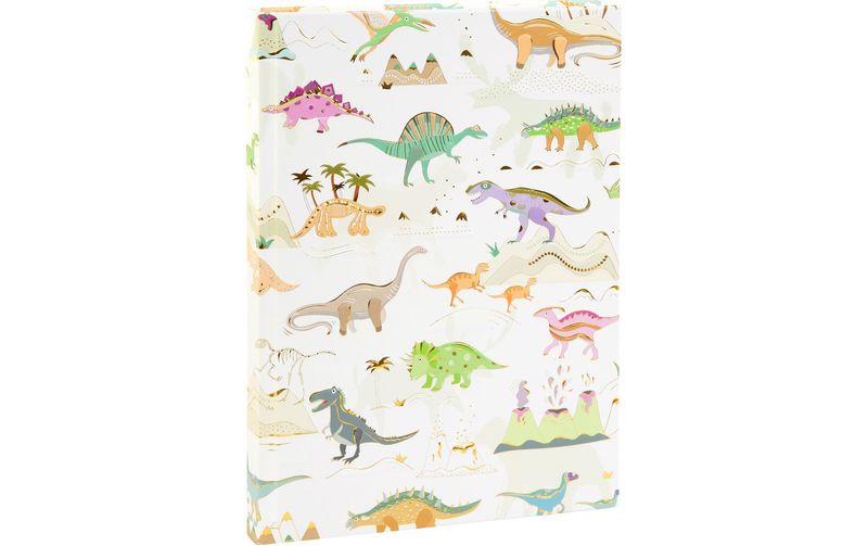 Goldbuch Notizbuch Dinosaurier A5, Blanko, Mehrfarbig
