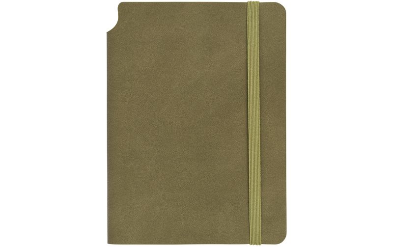 Kolma Notizbuch Smooth A6, Blanko, Olivgrün