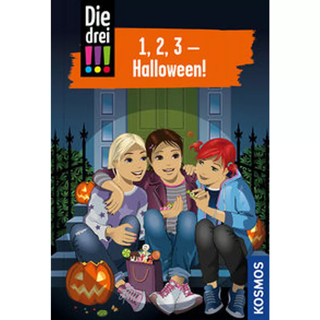 Kosmos - Die drei !!!, 1, 2, 3 Halloween!, Vogel, Maja von; Biber, Ina (Illustrationen)