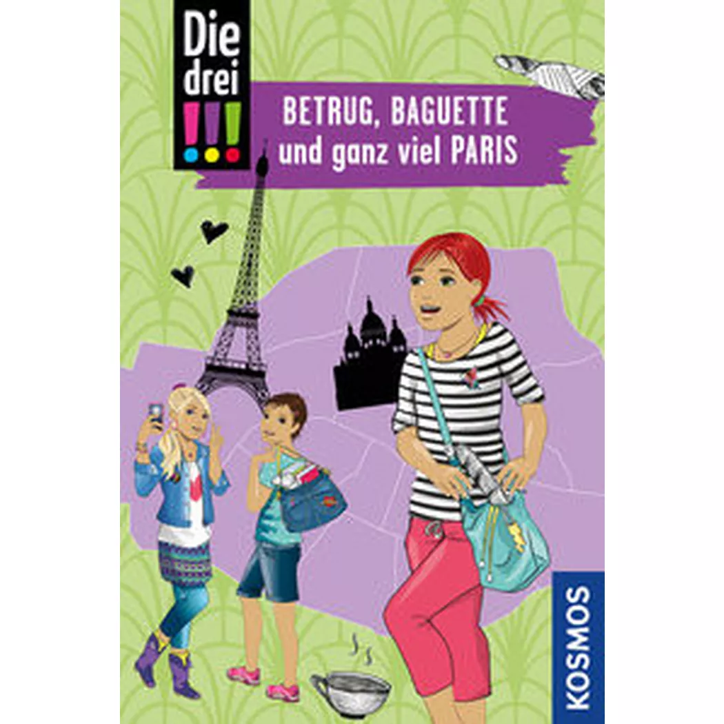 Kosmos - Die drei !!!, Betrug, Baguette und ganz viel Paris, Wich, Henriette; Misselwitz, Franziska (Illustrationen)