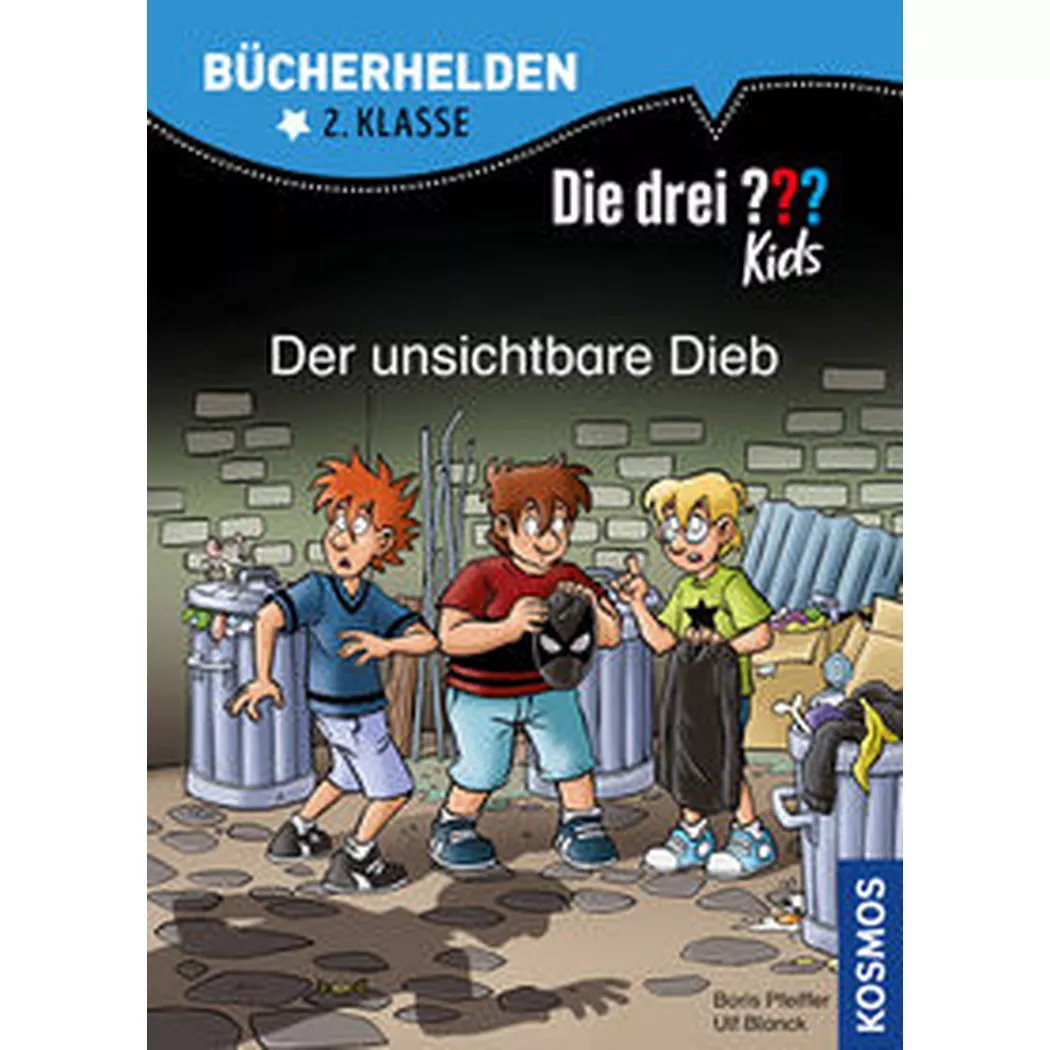Kosmos - Die drei ??? Kids, Bücherhelden 2. Klasse, Der unsichtbare Dieb, Blanck, Ulf; Pfeiffer, Boris; Gumpert, Steffen (Illustrationen)