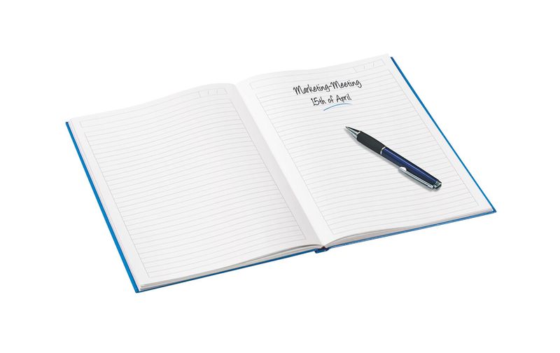 Leitz Notizbuch WOW A4, Liniert, Blau