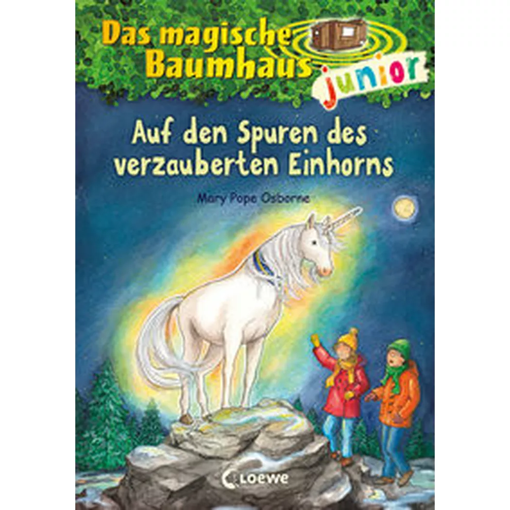 Loewe - Das magische Baumhaus junior (Band 33) Auf den Spuren des verzauberten Einhorns, Pope Osborne, Mary; Erstlesebücher (Hrsg.); Knipping, Jutta (Illustrationen); Rahn, Sabine (Übersetzung)