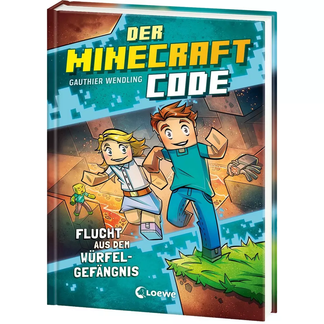 Loewe - Der Minecraft Code (Band 1) Flucht aus dem Würfel-Gefängnis, Wendling, Gauthier; Kinderbücher (Hrsg.); Sabella, Arianna (Illustrationen); Iacobelli, Chiara Landes, Daniel (Übersetzung)