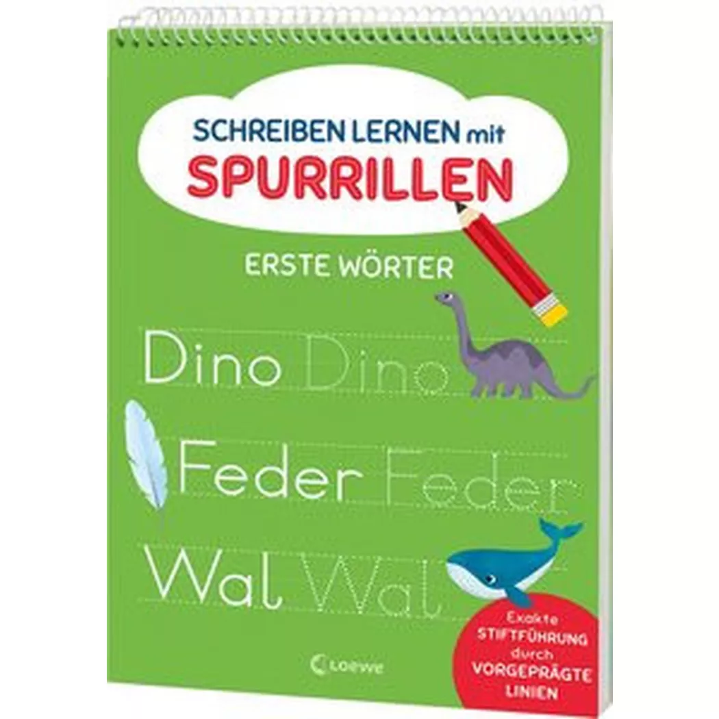 Loewe - Schreiben lernen mit Spurrillen Erste Wörter, Lernen und Rätseln (Hrsg.); Eisendle, Carmen (Illustrationen)