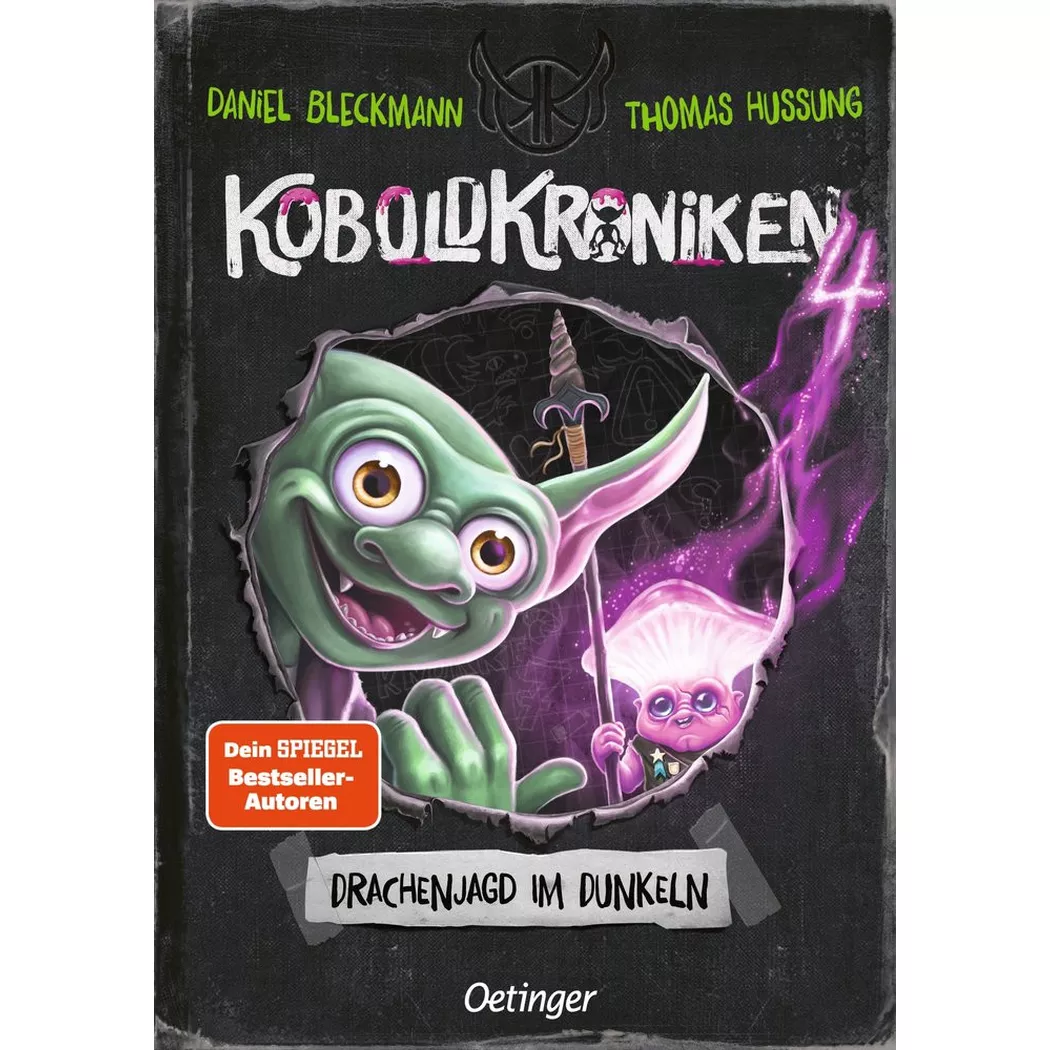 Oetinger Verlag - KoboldKroniken 4. Drachenjagd im Dunkeln, Bleckmann, Daniel; Hussung, Thomas (Illustrationen)