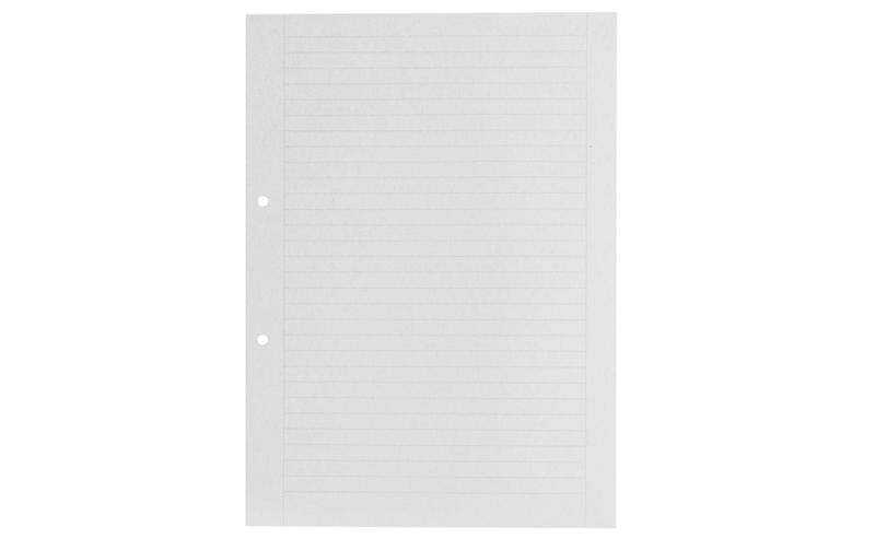 Office Focus Heftblatt FSC A4, 9 mm Liniert, Weiss, 2-fach gelocht