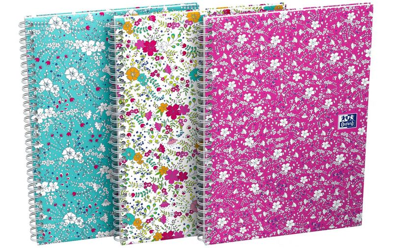 Oxford Notizbuch GO Floral B5 liniert
