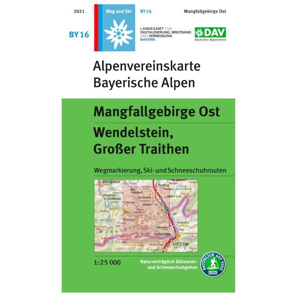 Panico - Mangfallgebirge Ost - Wanderkarte BY 16