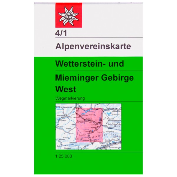 Panico - Wetterstein und Mieminger Gebirge West - Wanderkarte 4/1