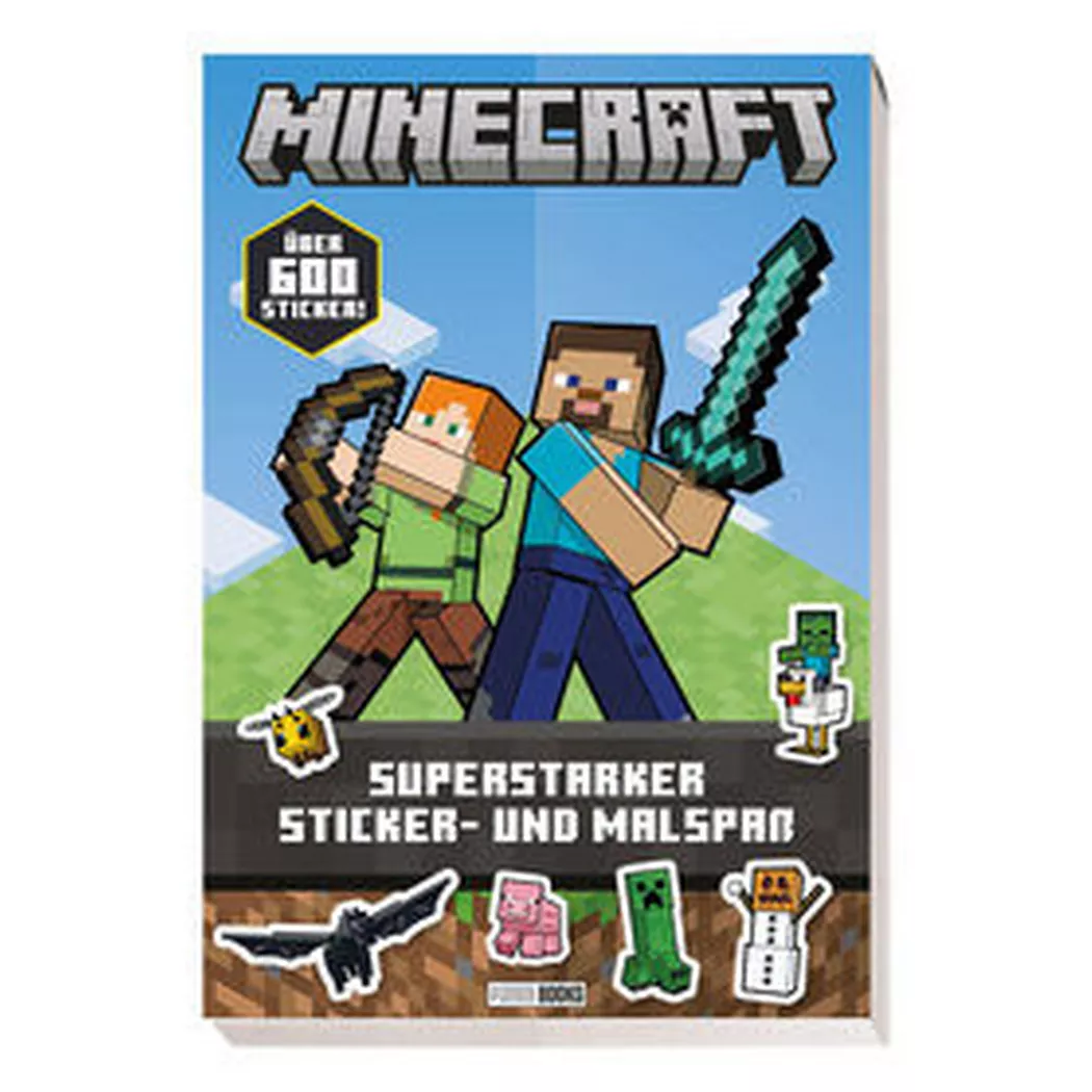 Panini - Minecraft: Superstarker Sticker- und Malspaß,