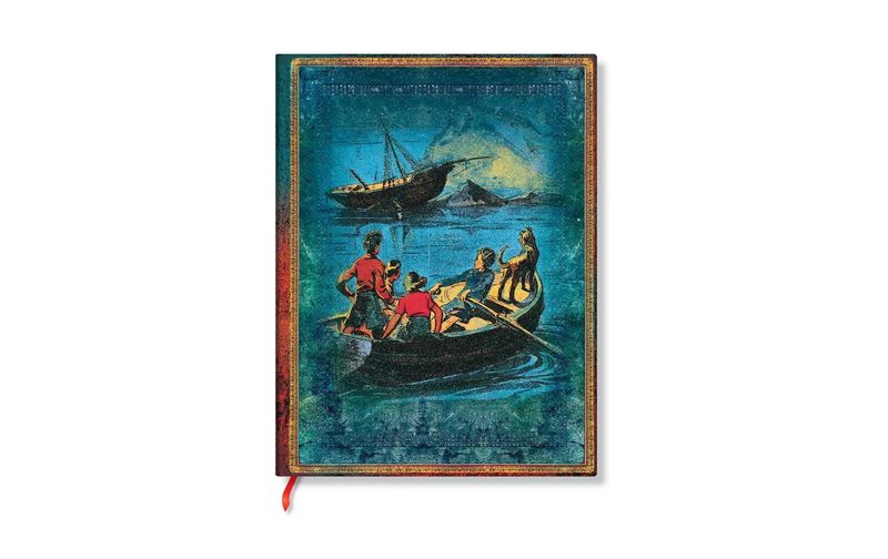 Paperblanks Notizbuch Die fünf Freunde 12 x 17 cm, Liniert, Blau