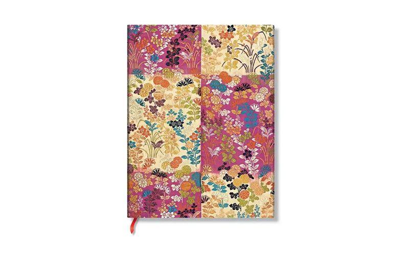Paperblanks Notizbuch Kara-ori 17.5 x 22 cm, Blanko, Pink