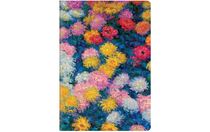 Paperblanks Notizheft Chrysanthemen A6, liniert, mehrfarbig
