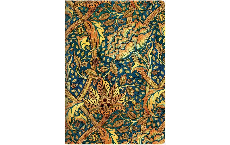 Paperblanks Notizheft Morris Windstoss A4, blanko, mehrfarbig