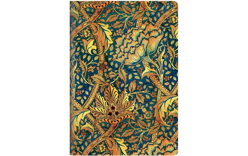 Paperblanks Notizheft Morris Windstoss A5, blanko, mehrfarbig
