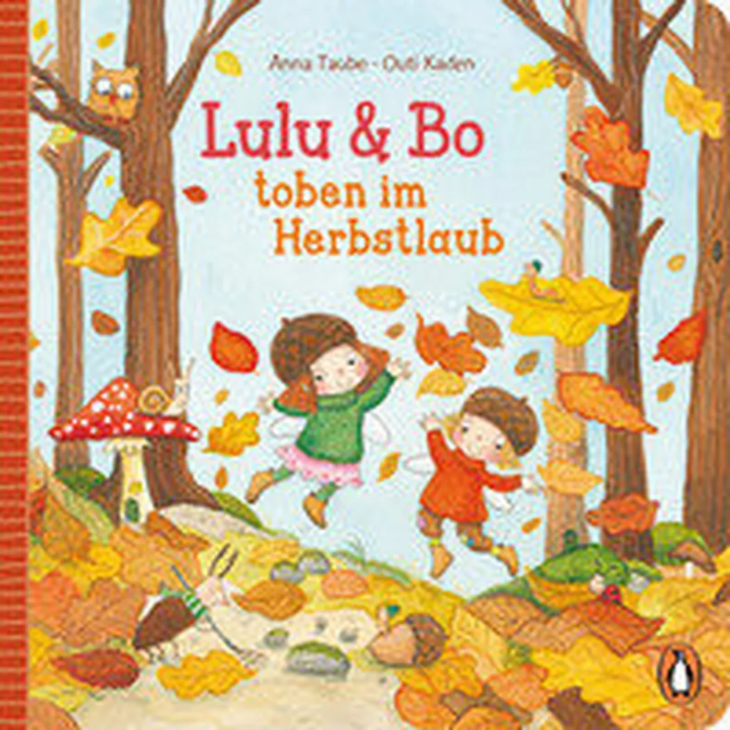 Penguin Junior - Lulu & Bo toben im Herbstlaub, Taube, Anna; Kaden, Outi (Illustrationen)