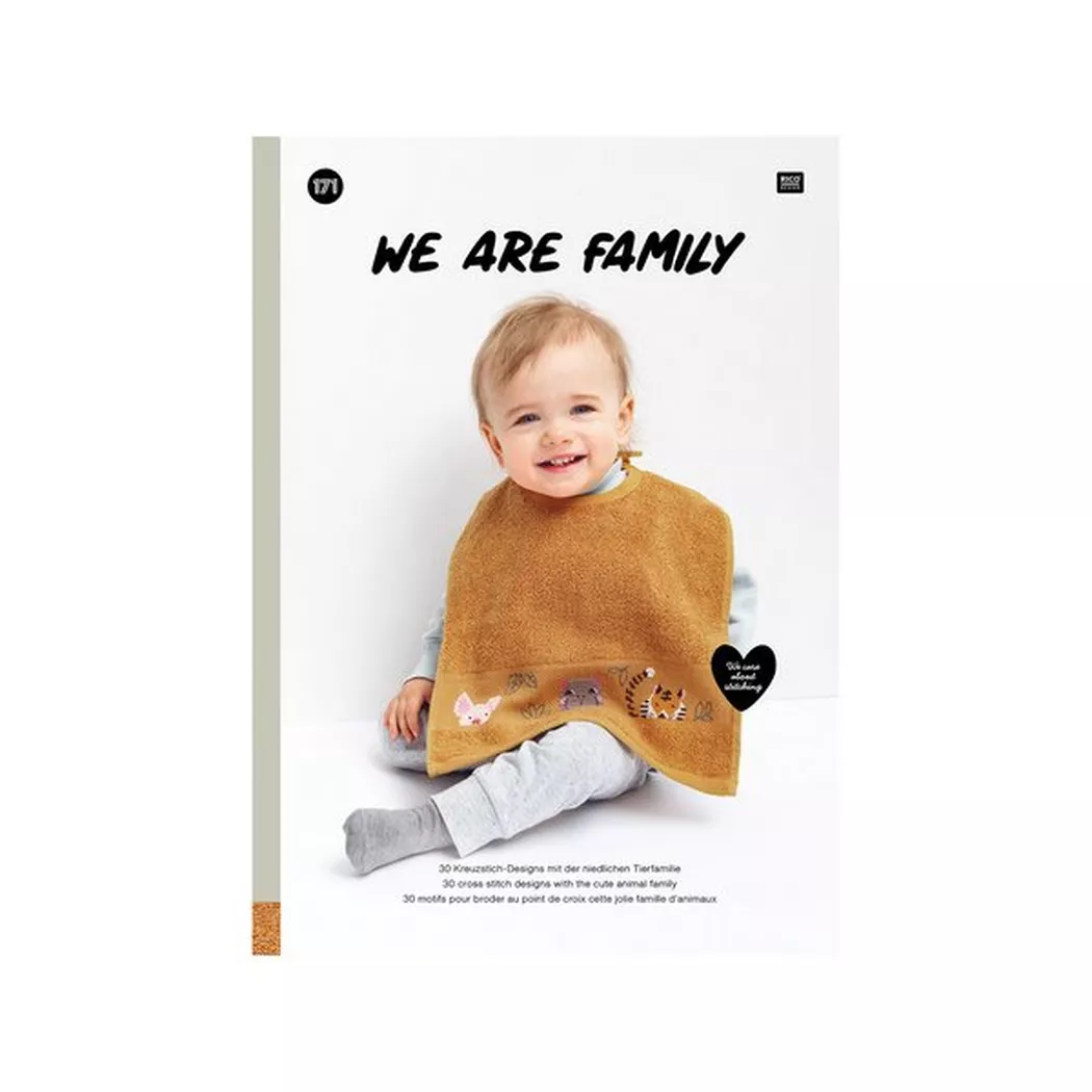 RICO-Design - Stickbuch We are Family, Multicolor