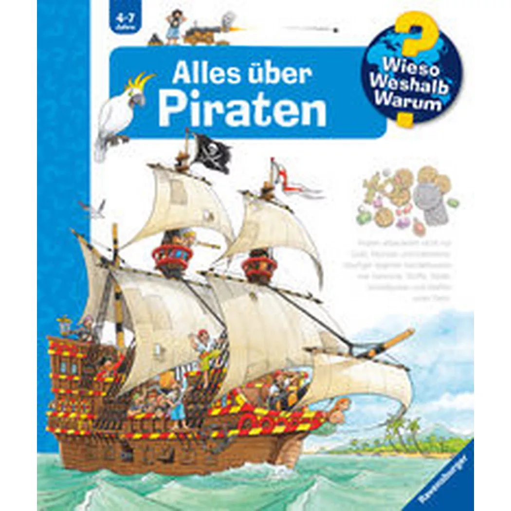 Ravensburger - Wieso? Weshalb? Warum?, Band 40: Alles über Piraten, Erne, Andrea; Nieländer, Peter (Illustrationen)