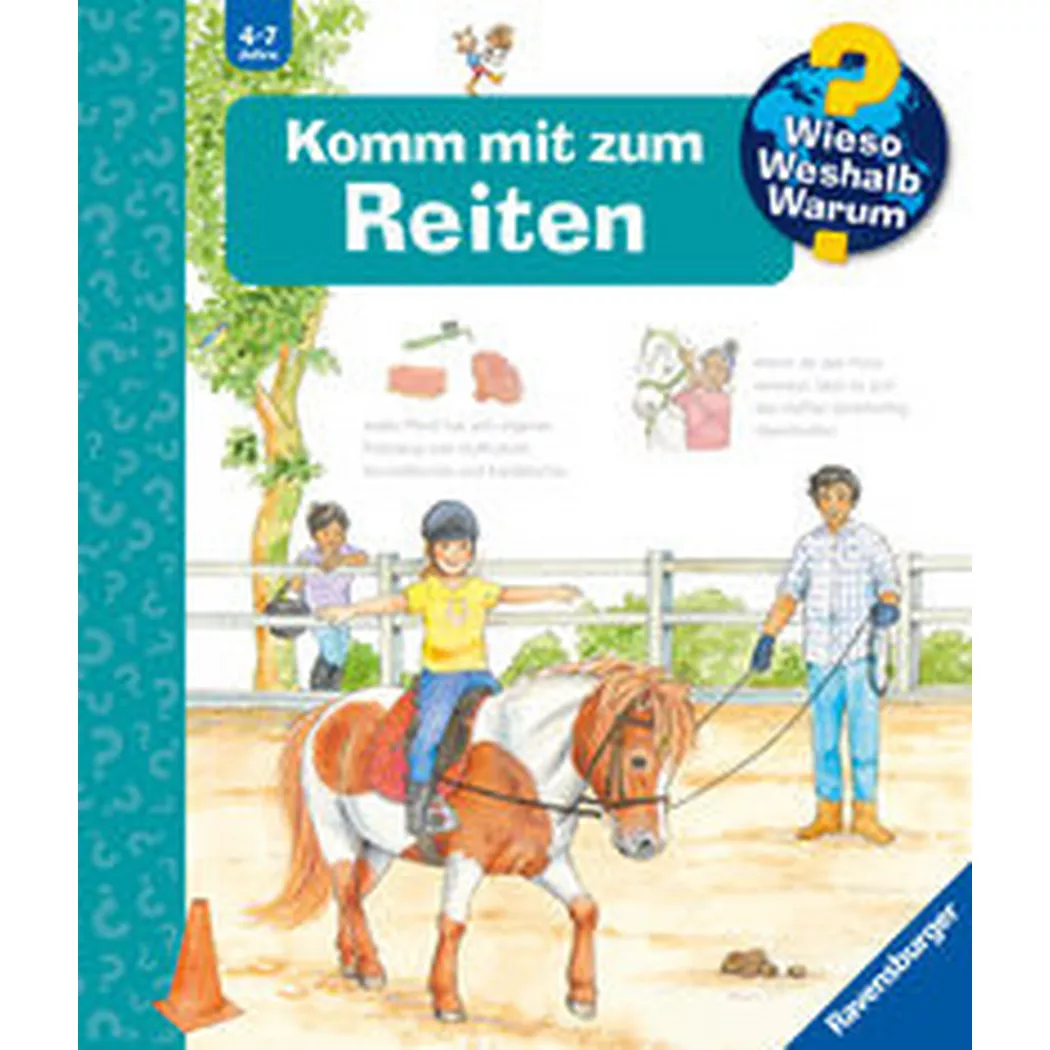 Ravensburger - Wieso? Weshalb? Warum?, Band 73: Komm mit zum Reiten, Erne, Andrea; Brockamp, Melanie (Illustrationen)