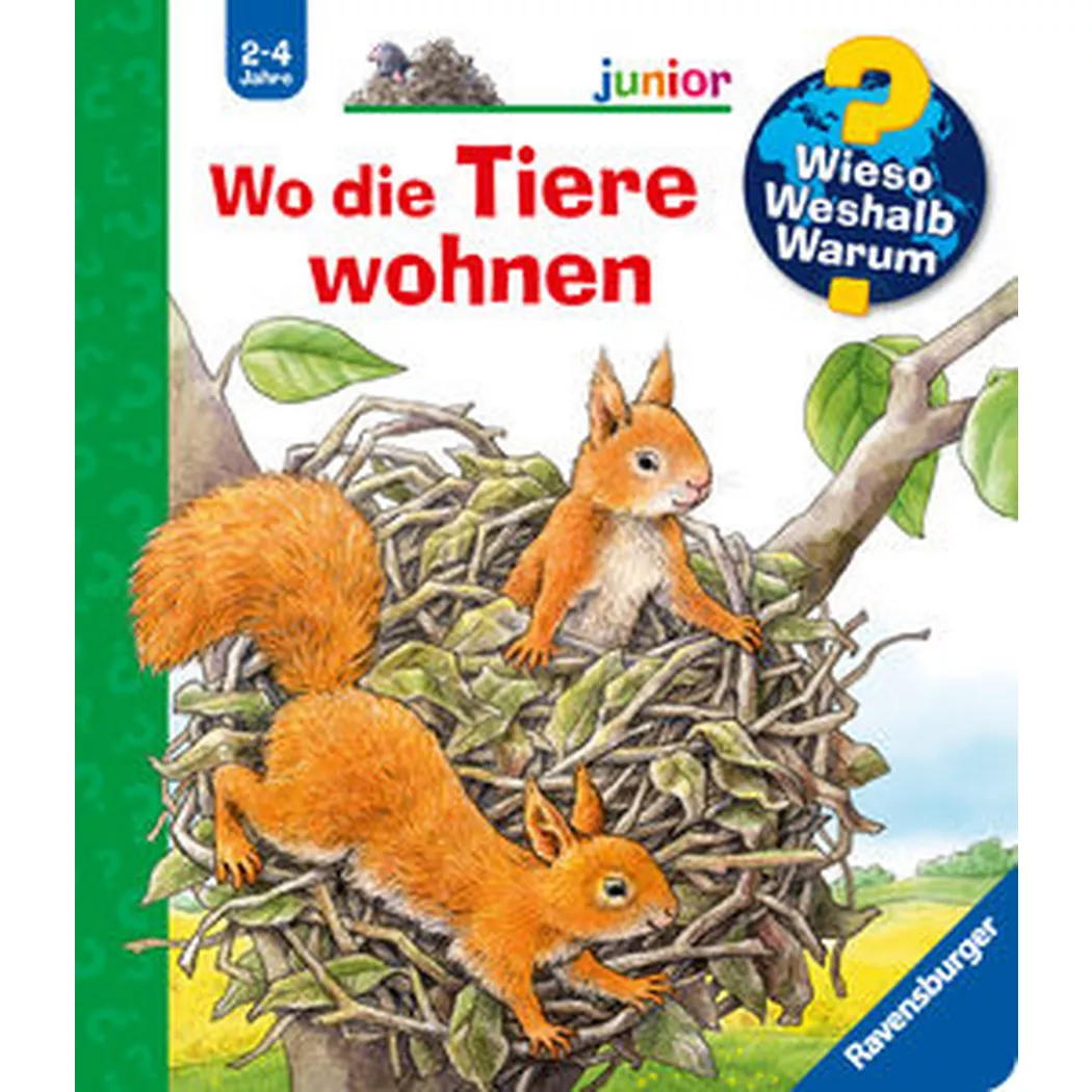 Ravensburger - Wieso? Weshalb? Warum? junior, Band 46: Wo die Tiere wohnen, Möller, Anne; Anne (Illustrationen)