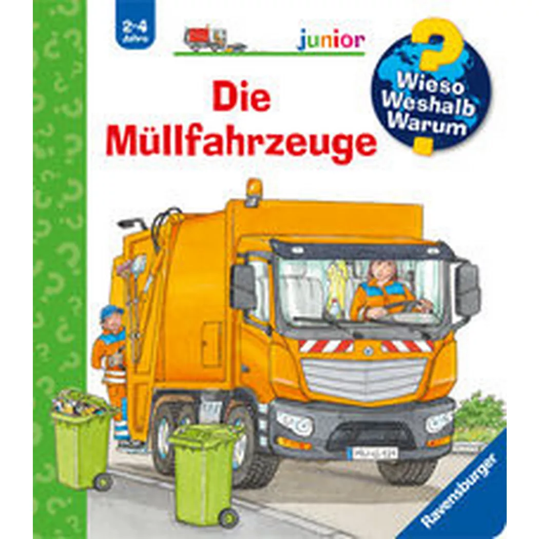 Ravensburger - Wieso? Weshalb? Warum? junior, Band 74: Die Müllfahrzeuge, Erne, Andrea; Metzger, Wolfgang (Illustrationen)