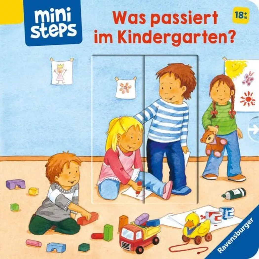 Ravensburger - ministeps Was passiert im Kindergarten?, Sandra Grimm