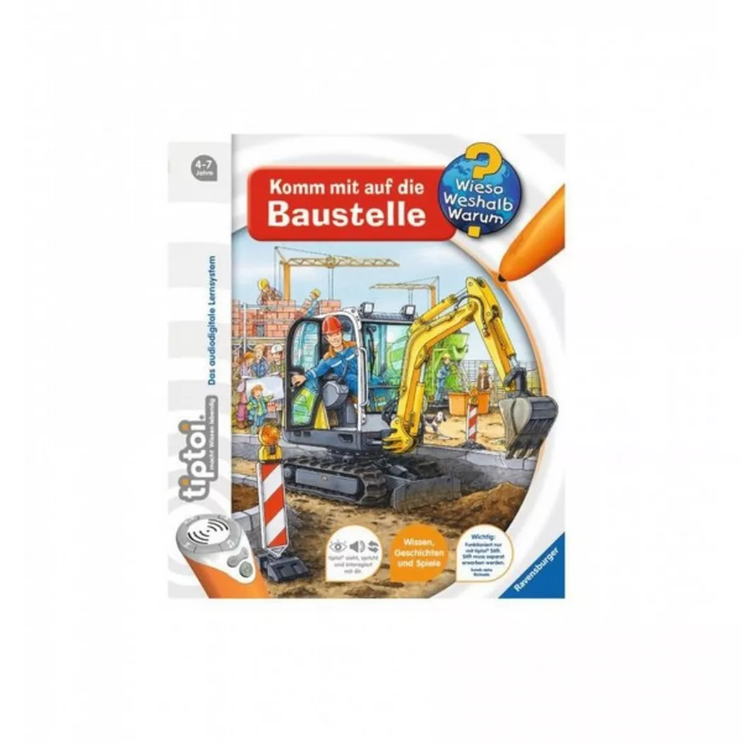 Ravensburger - tiptoi Komm mit auf die Baustelle (Nr.15), Susanne Gernhäuser, Multicolor