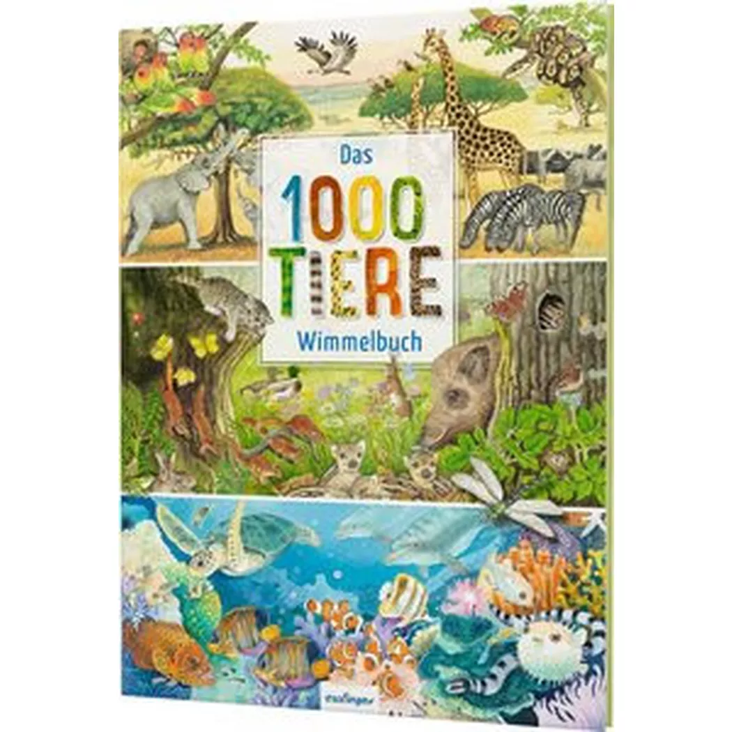 Thienemann - Das 1000 Tiere-Wimmelbuch, Henkel, Christine (Illustrationen)