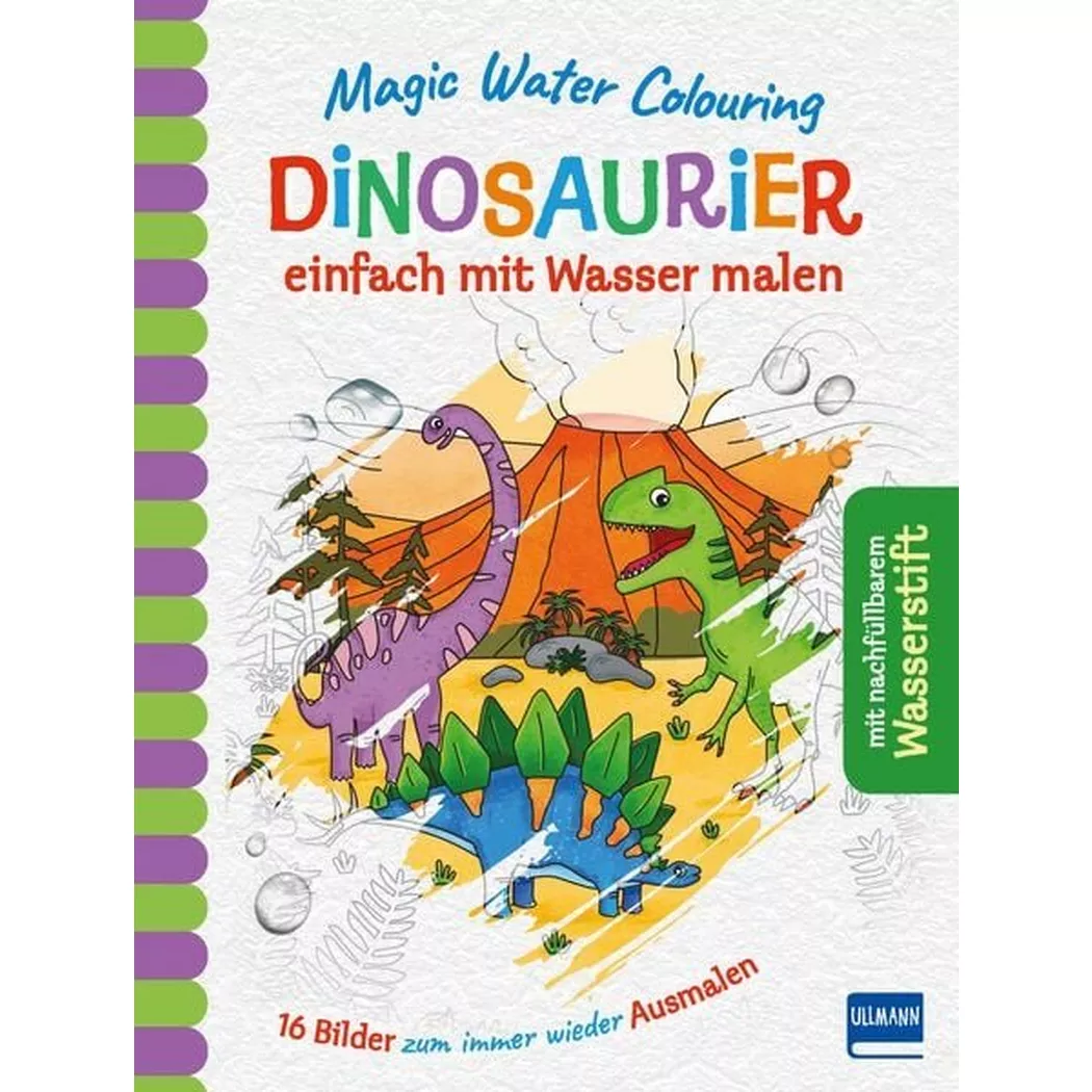 Ullmann Medien - Magic Water Colouring Dinosaurier, Jenny Copper