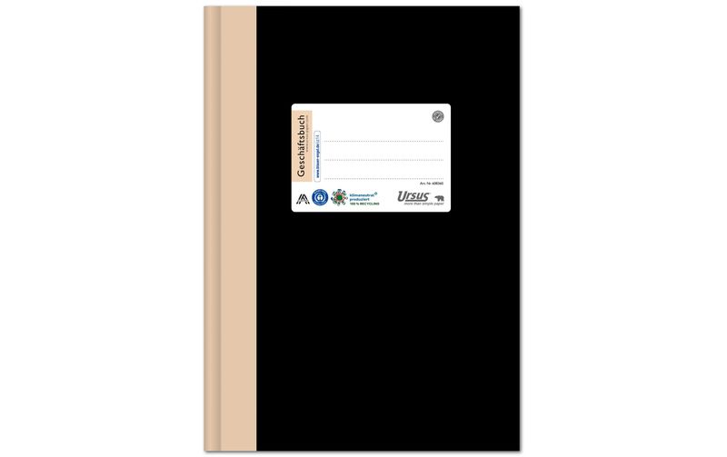 Ursusgreen Notizbuch Geschäftsbuch A4, kariert