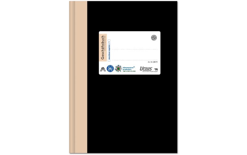 Ursusgreen Notizbuch Geschäftsbuch A5, blanko